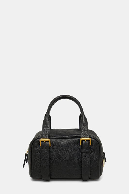 BLACK LEATHER BAG 3