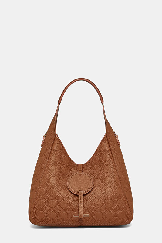 TABA MONOGRAM DERİ ÇANTA