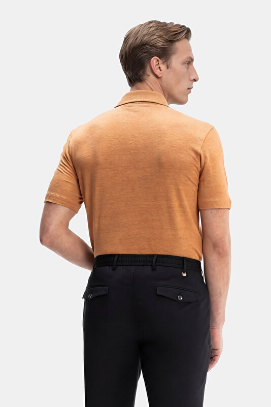 POLO YAKALI KISA KOL KETEN T-SHIRT 2