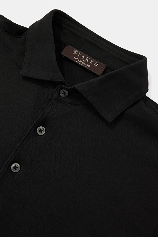 POLO YAKA UZUN KOL KOTON T-SHIRT 3