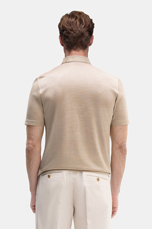POLO YAKALI KISA KOL İPEK TSHIRT 2