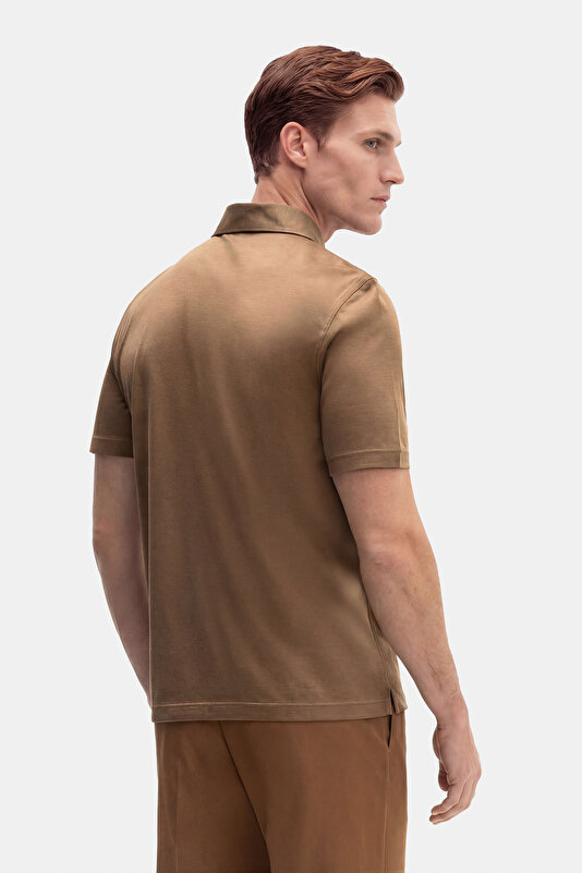 POLO YAKALI KISA KOL İPEK TSHIRT 2