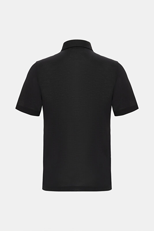 POLO YAKALI KISA KOL İPEK  T.SHIRT 2