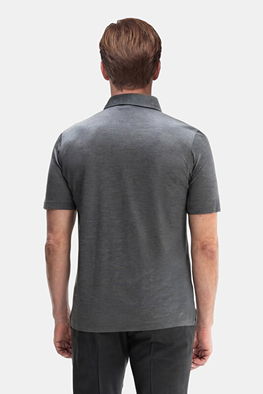 POLO YAKALI KISA KOL İPEK T-SHIRT 2