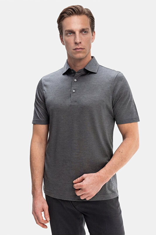 POLO YAKALI KISA KOL İPEK T-SHIRT 4