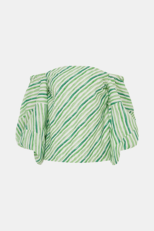 GREEN BLOUSE