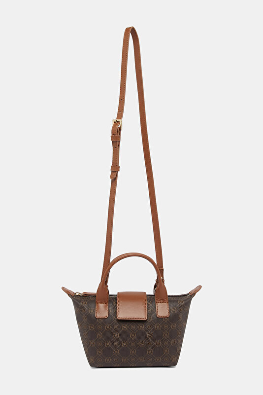 TAN MONOGRAM BAG 2