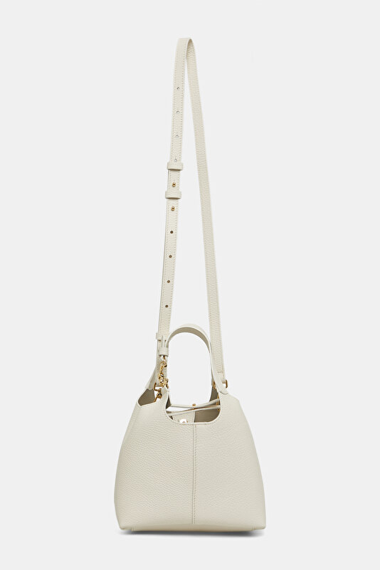 ECRU LEATHER BAG 2