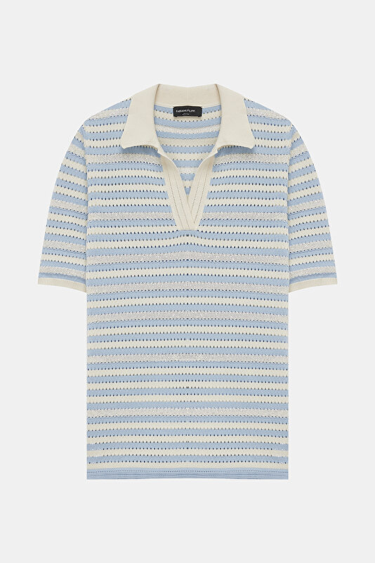 WHITE POLO NECK TRICOT