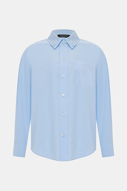 BLUE LONG SLEEVE SHIRT