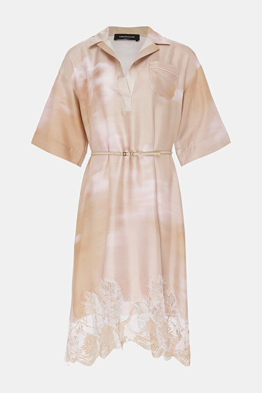 PINK SHORT SLEEVE DRESS 4
