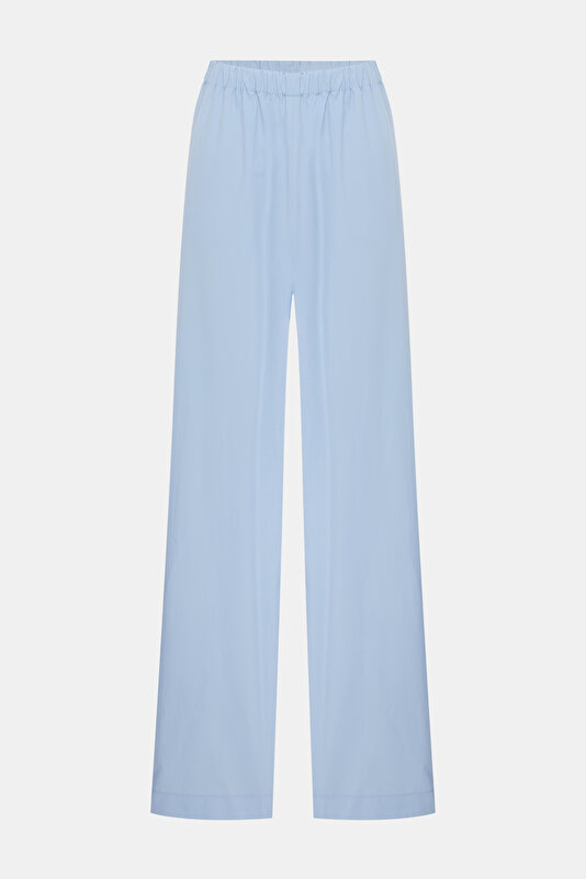 BLUE WIDE LEG TROUSERS 4