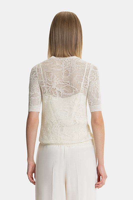 ECRU BASIC / ROUND NECKLINE TRICOT 2