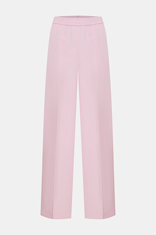 PINK WIDE LEG TROUSERS