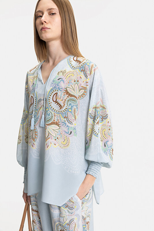 MULTICOLOR LONG SLEEVE BLOUSE 3