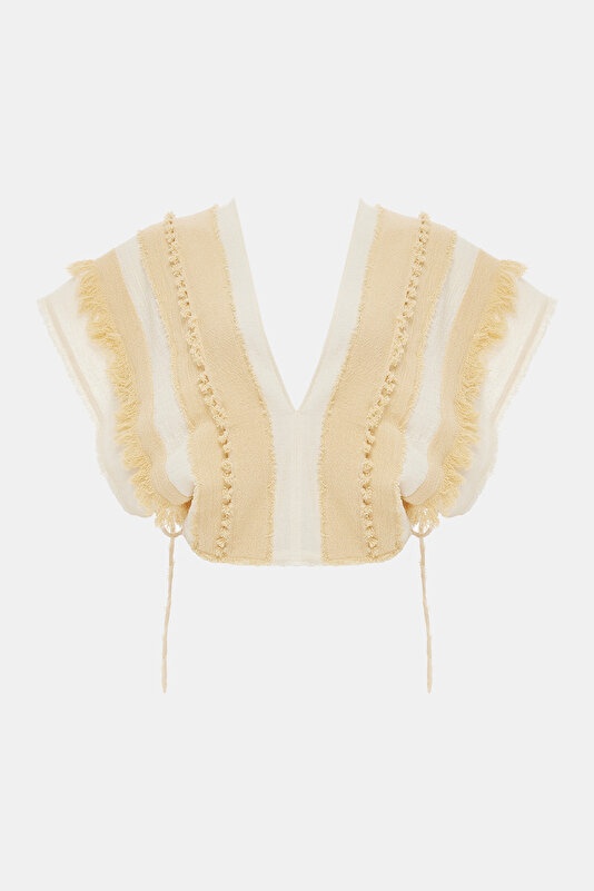 LIGHT YELLOW BLOUSE