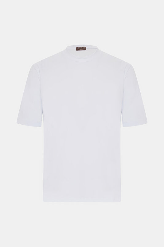 BİSİKLET YAKALI KISA KOL T-SHIRT