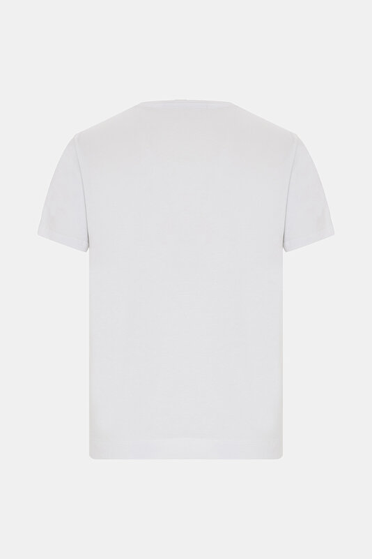 V YAKALI KISA KOL T-SHIRT 2