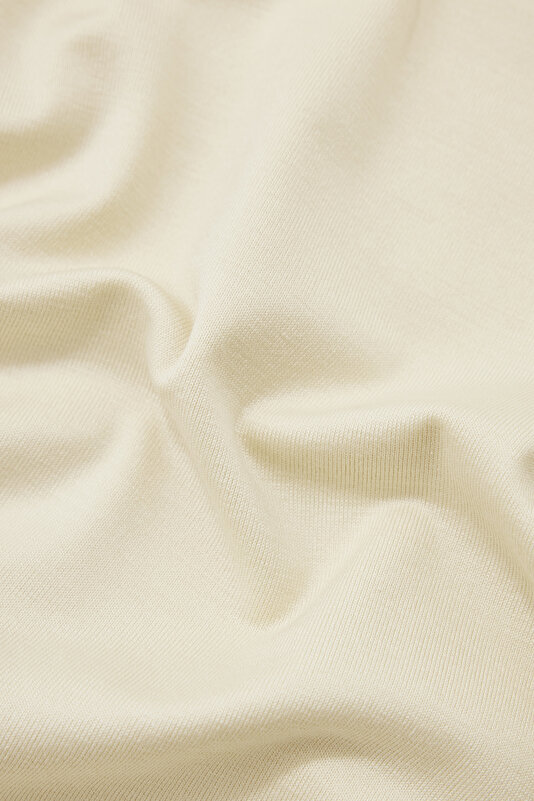LIGHT BEIGE BICYCLE COLLAR SHORT SLEEVE TSHIRT 4