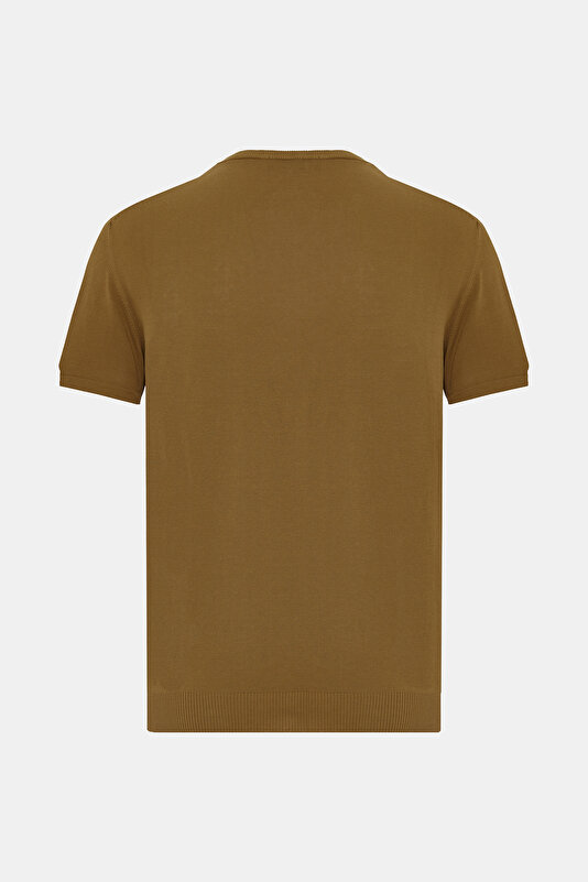 BİSİKLET YAKALI KISA KOL KOTON KREP TRİKO T.SHIRT 2
