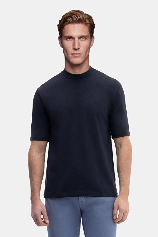 BİSİKLET YAKALI KISA KOL T-SHIRT