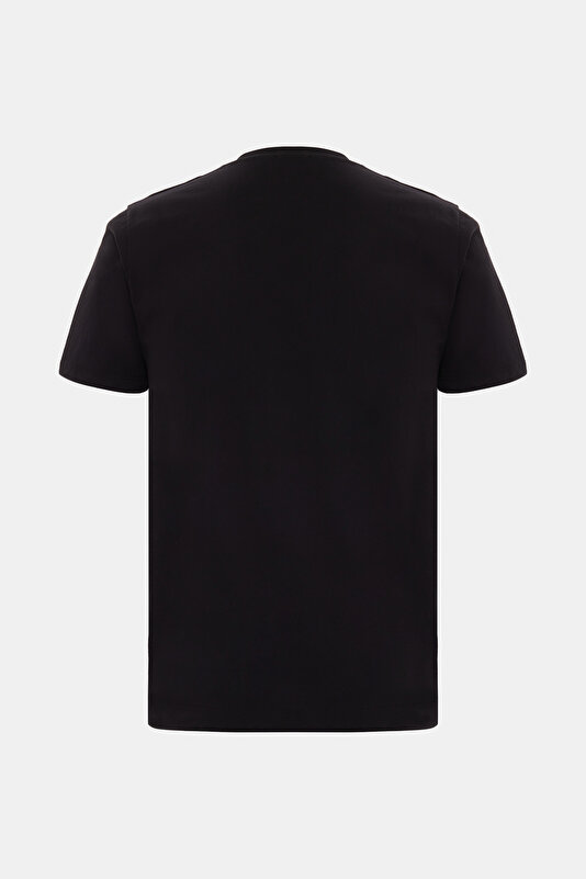V YAKALI KISA KOL T-SHIRT 2