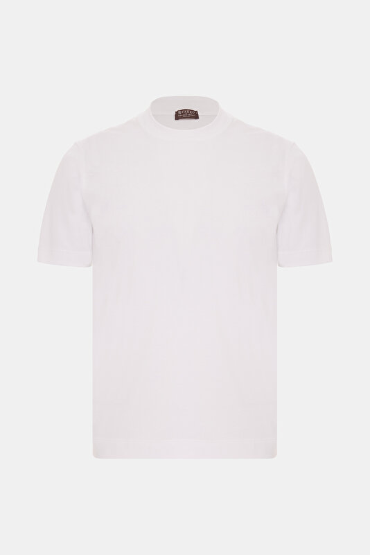 BİSİKLET YAKALI KISA KOL T-SHIRT