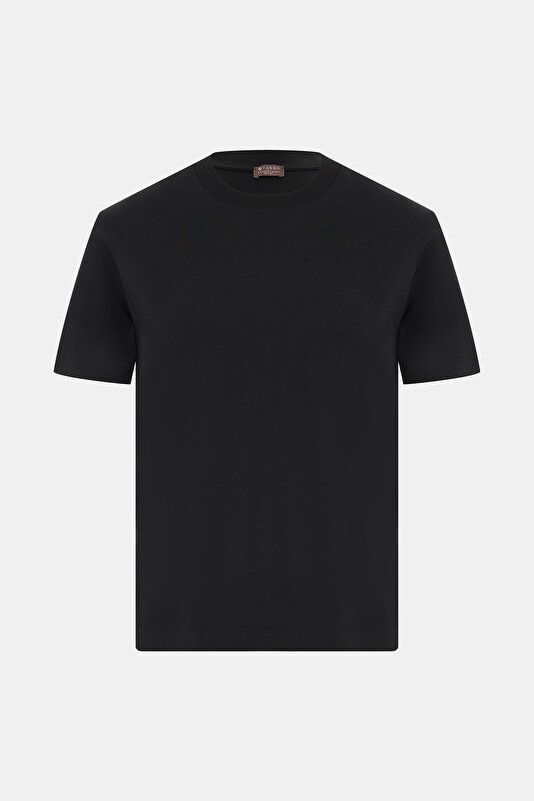 BİSİKLET YAKALI KISA KOL T-SHIRT
