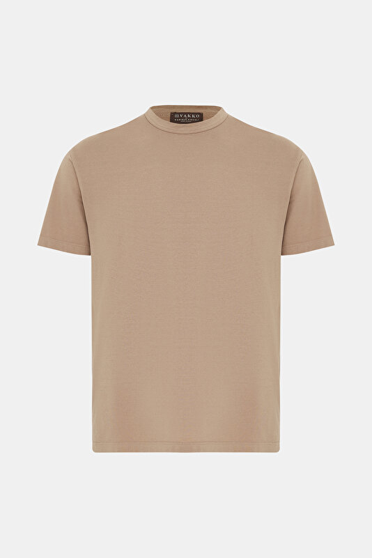 CAMEL BICYCLE COLLAR SHORT SLEEVE TSHIRT