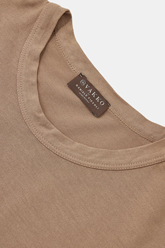 CAMEL BICYCLE COLLAR SHORT SLEEVE TSHIRT 3