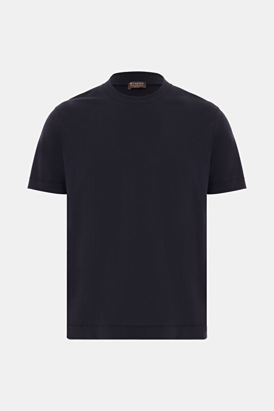 BİSİKLET YAKALI KISA KOL T-SHIRT