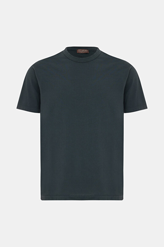 BLACK BICYCLE COLLAR SHORT SLEEVE TSHIRT