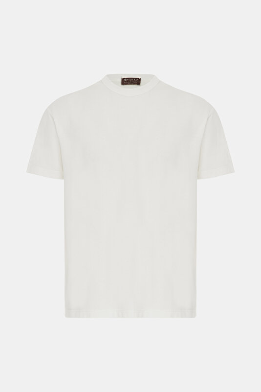 LIGHT CREAM BICYCLE COLLAR SHORT SLEEVE TSHIRT