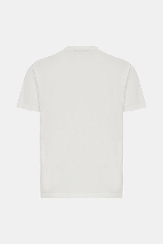LIGHT CREAM BICYCLE COLLAR SHORT SLEEVE TSHIRT 2