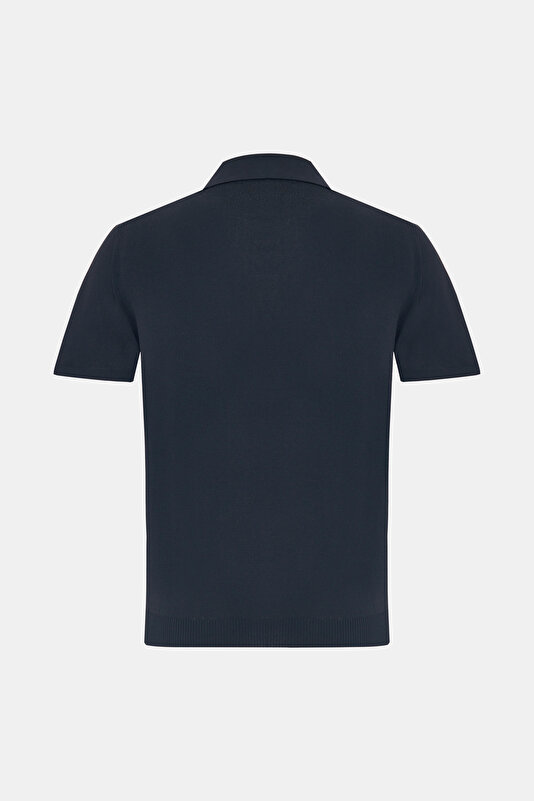 POLO YAKA KISA KOL KOTON KREP TRİKO T-SHIRT 2