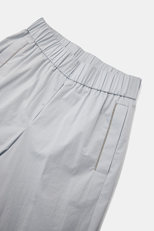 GREY WIDE LEG TROUSERS 3