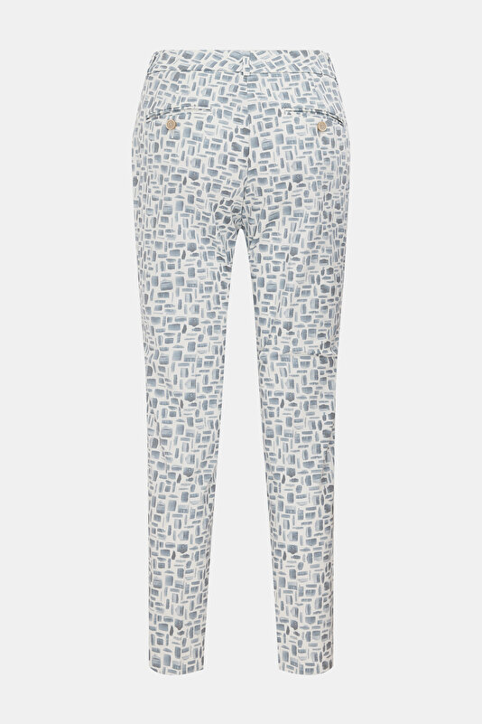 ECRU SKINNY LEG TROUSERS 2