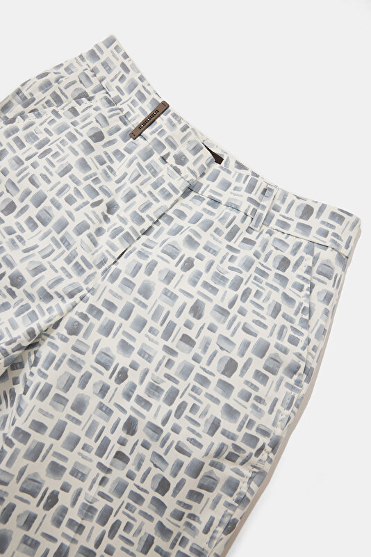 ECRU SKINNY LEG TROUSERS 3