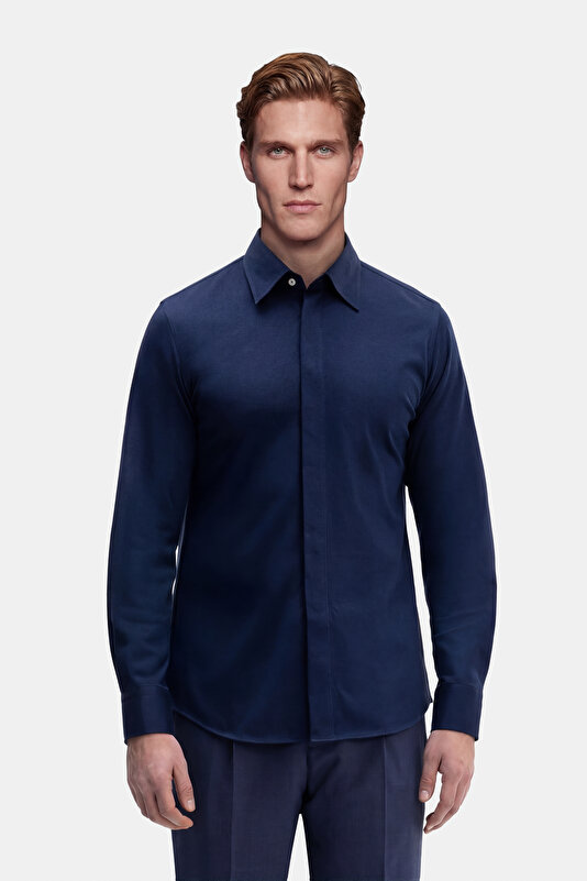 PAMUK KETEN JERSEY SPOR GÖMLEK