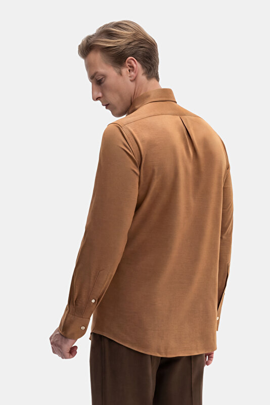 PAMUK KETEN JERSEY SPOR GÖMLEK 2