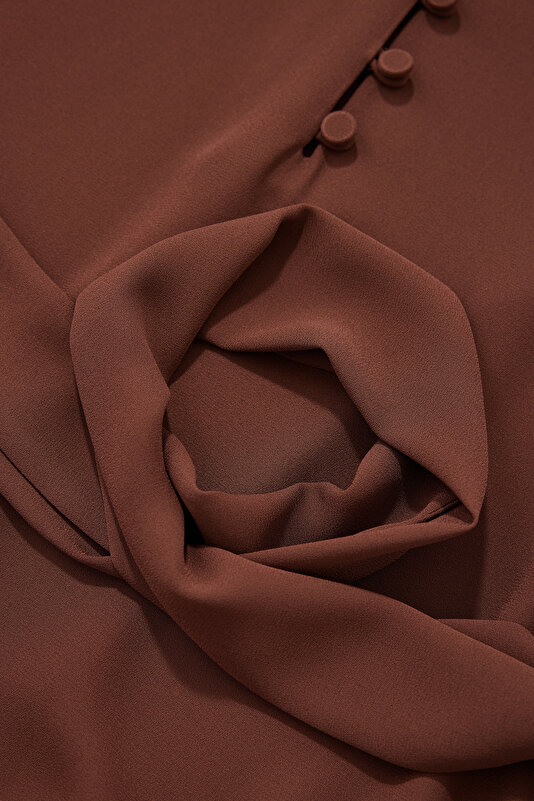 RED BROWN DRESS 4