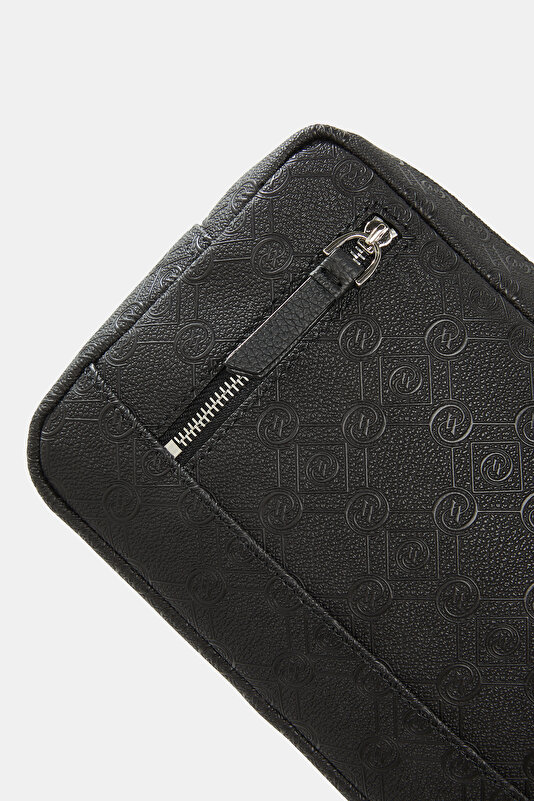 BLACK MONOGRAM BAG 4