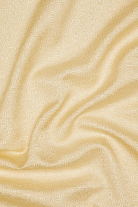 LIGHT BEIGE COTTON/SILK SHAWL 2