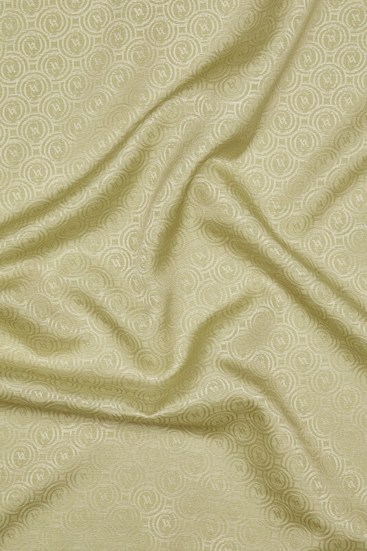 LIGHT KHAKI COTTON/SILK SHAWL 2