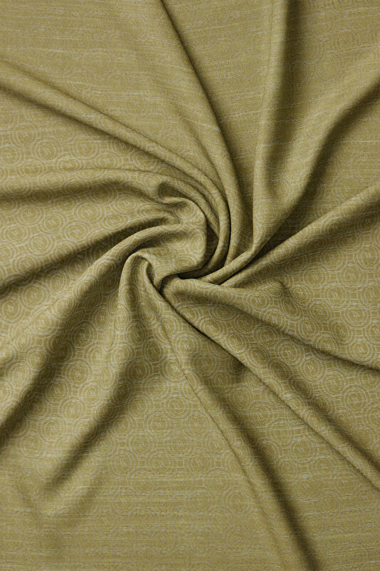 KHAKI COTTON/SILK SHAWL 2