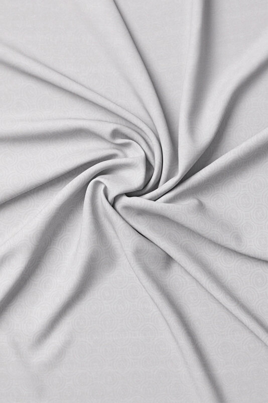 SILVER COTTON/SILK SHAWL 2