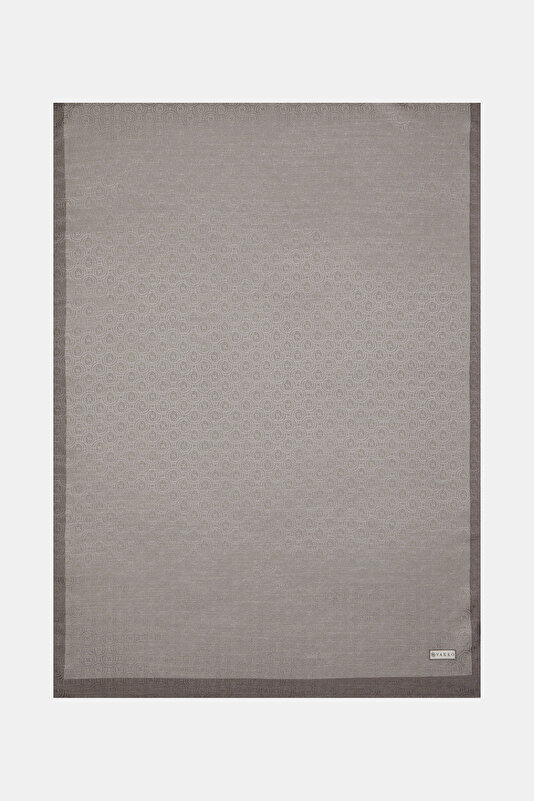 GREY COTTON/SILK SHAWL