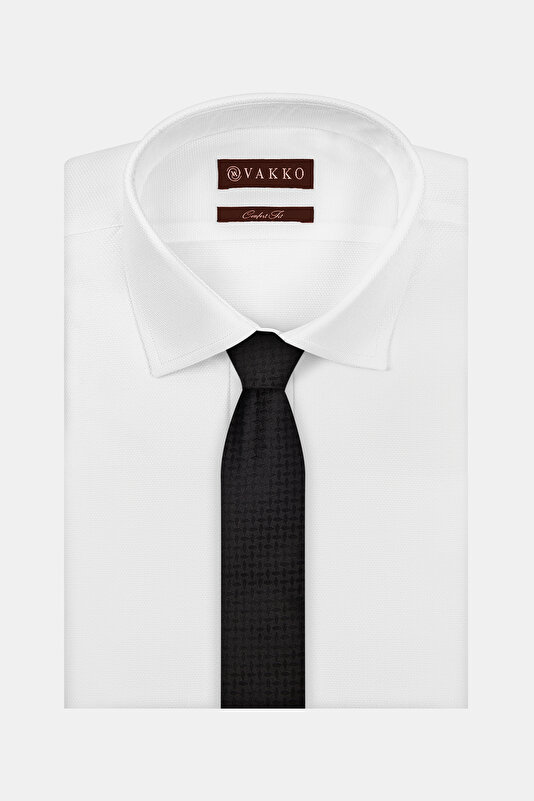 MICRO DESENLİ İPEK KRAVAT 2
