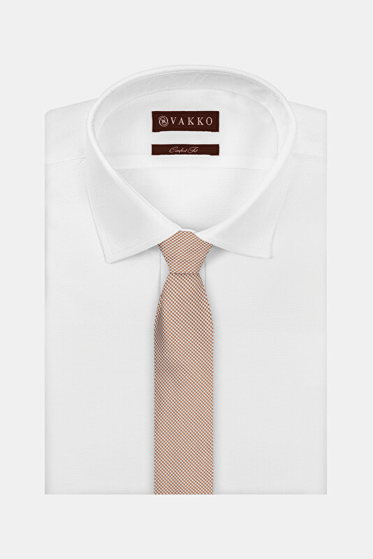 MICRO DESENLİ İPEK KRAVAT 2