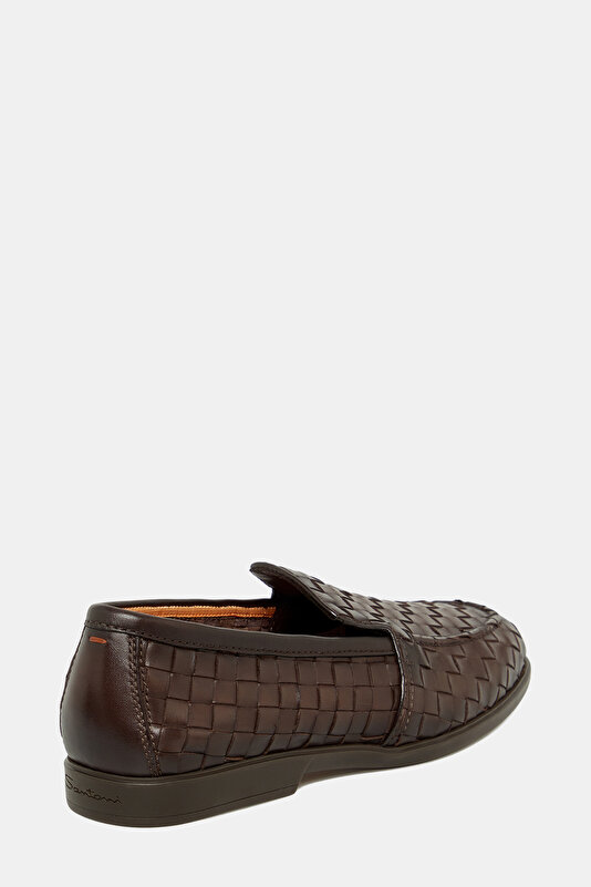 ÖRGÜ DERİ LOAFER AYAKKABI 3